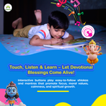 Kiddale Pack of 4 — Krishna & Shlokas Sound Books + IQ Activities & Panchatantra Board Books