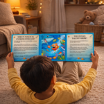 Kiddale Ocean Story Magnetic Puzzle Book for Kids 2-7 years | 2 Short Stories with 2 Picture Puzzles | Interactive Reading & Play | Early Learning Activity Book