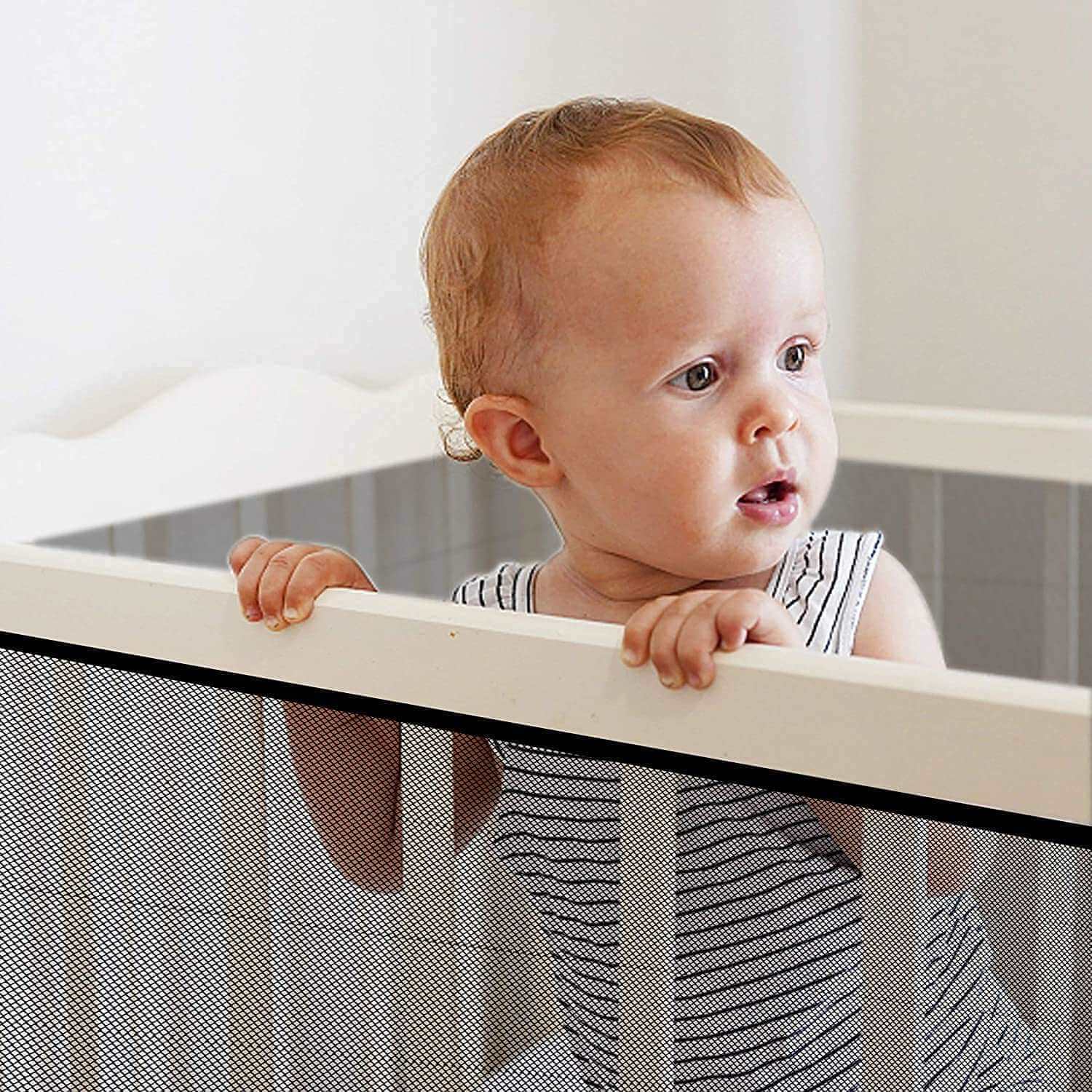 Kiddale Baby Balcony & Stairs Rail Safety Net Mesh(4-Pack)