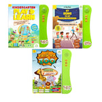 Kiddale 3-Pack ABC, Trip to Zoo & Home to Neighbourhood Interactive Musical Sound Books