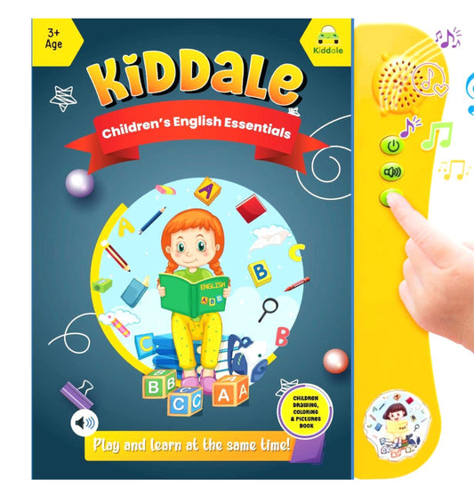 Kiddale Musical Book on Sight Words and Sentences for Children(4-8yrs) with Audio Stories