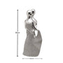 Upscale Extra-Tall(30cm) Beautiful Love Couple Showpiece for Home Decor, BedRoom| Silver & Glitter