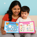 Kiddale Pack of 3 Educational Books – Little Genius IQ Activities, Panchatantra Stories & My First Words for Toddlers