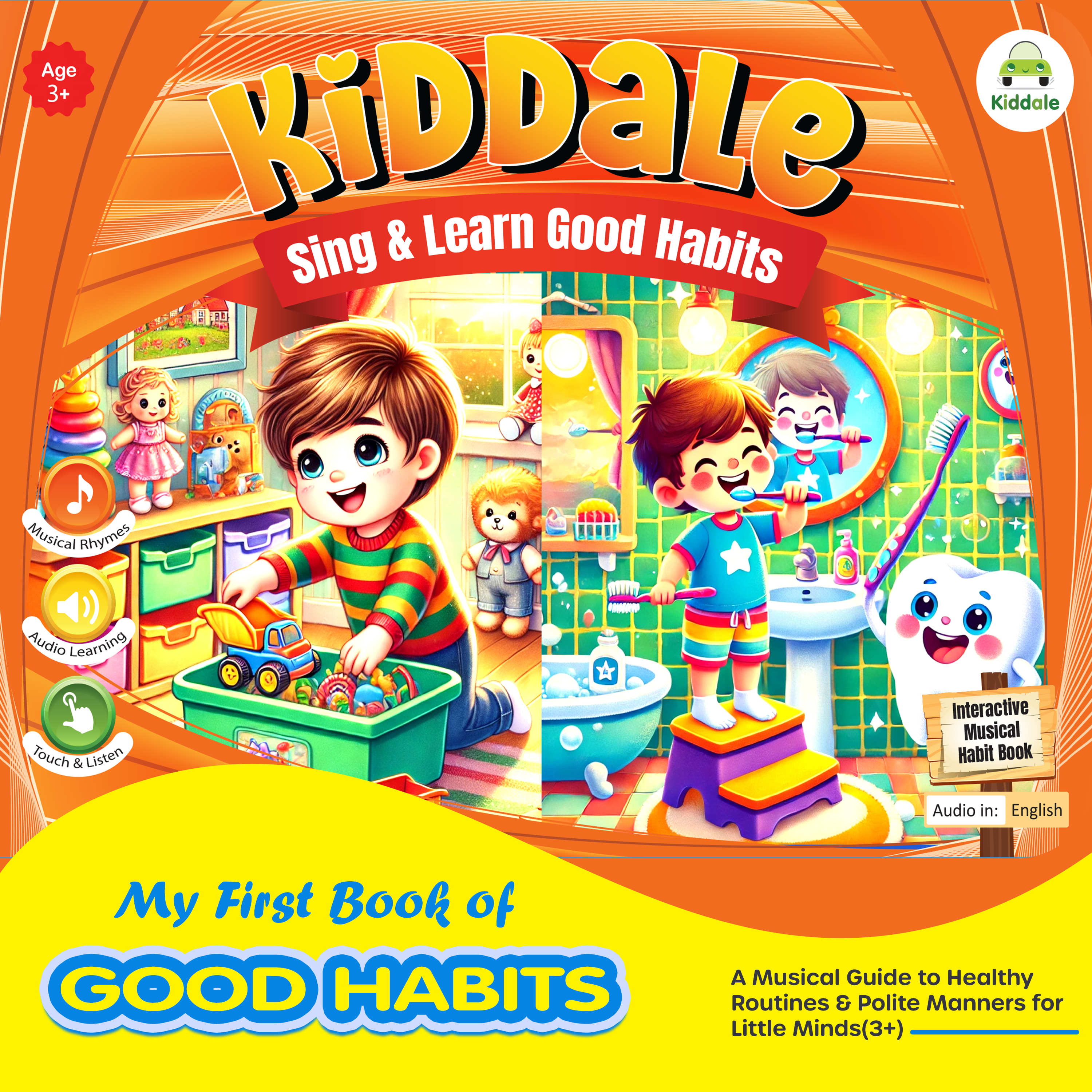 Kiddale's My First Good Habits -Musical Audio Book| Build good habits through musical rhymes