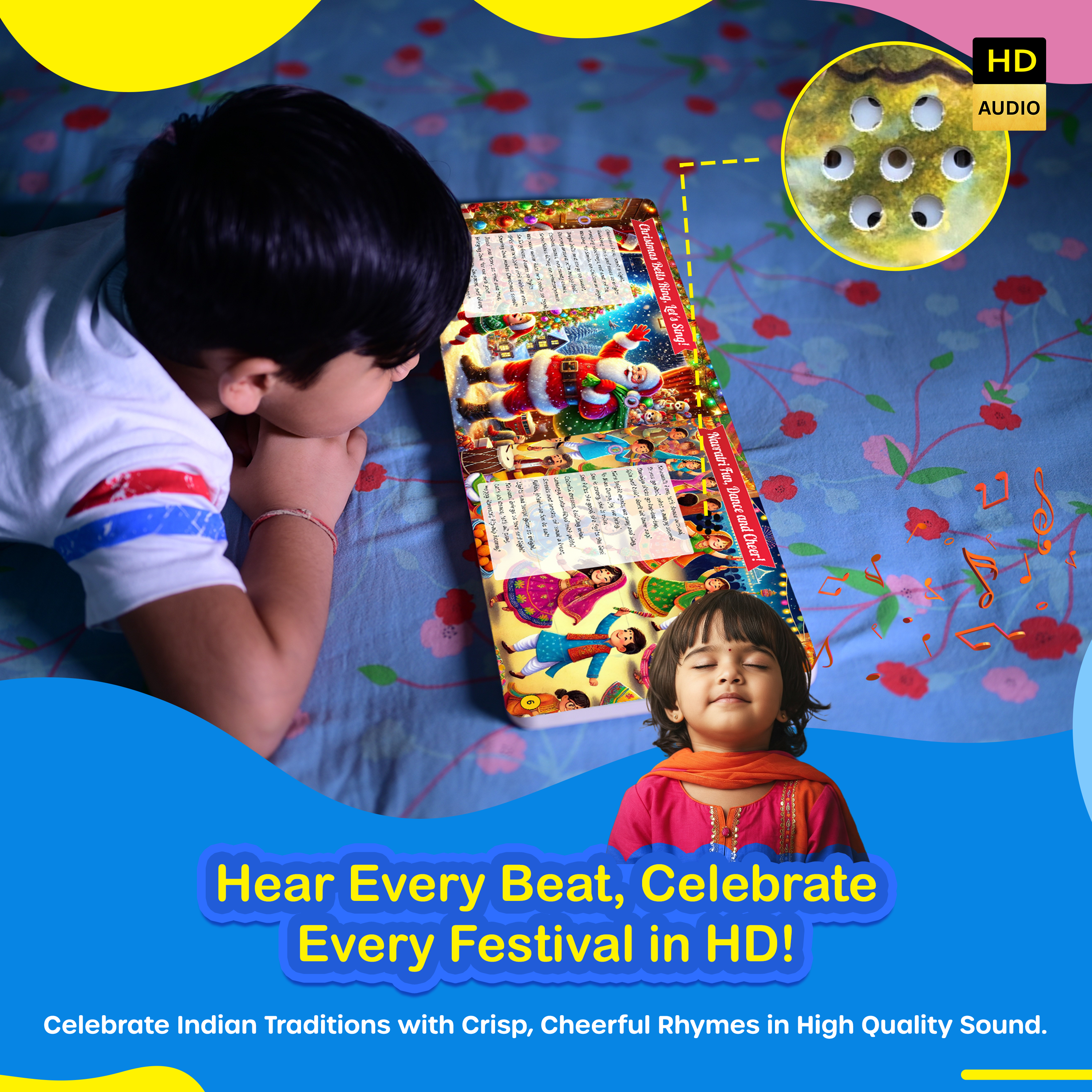 Kiddale's My First Audio Book of Indian Festivals| Introduce Indian Festivals to Young Kids