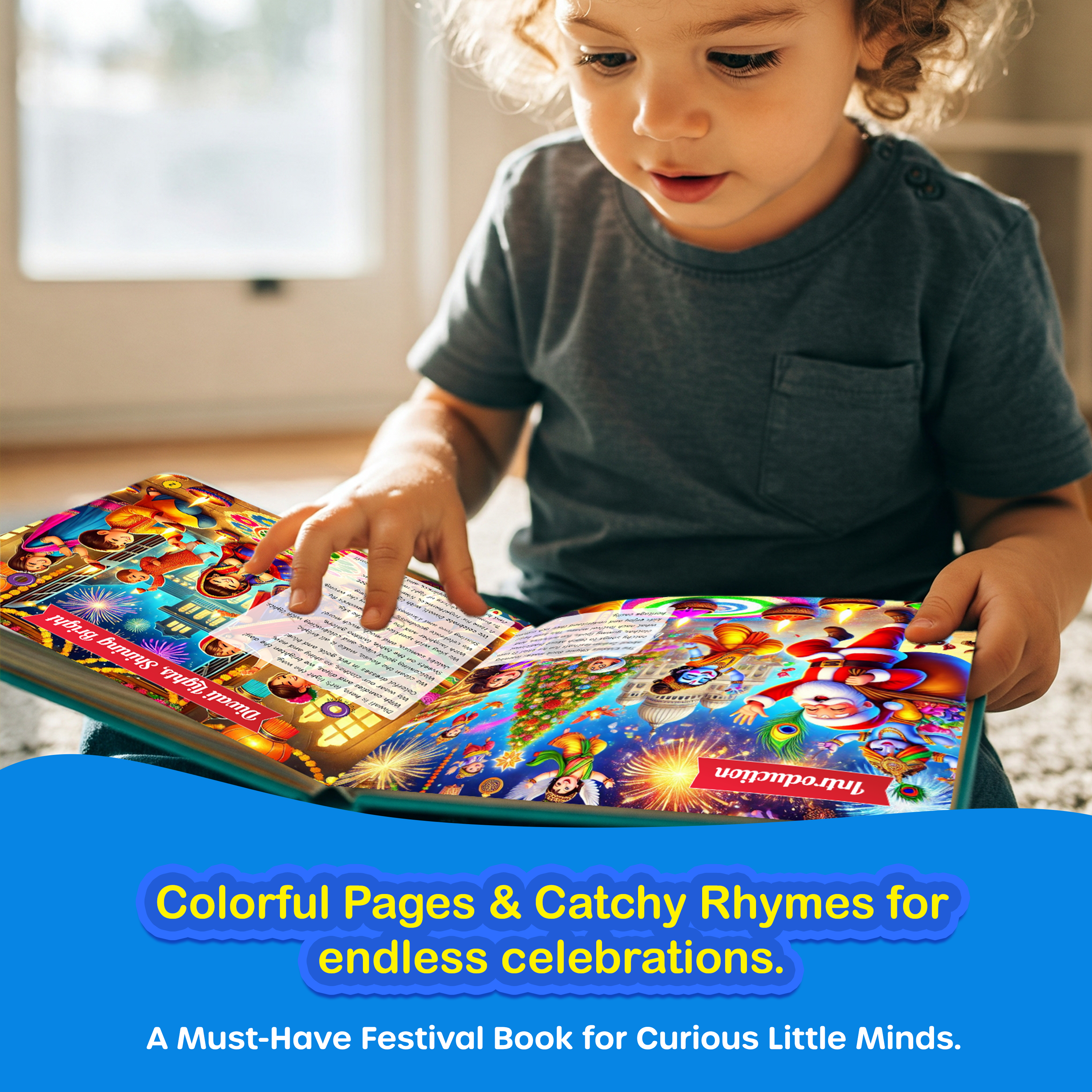 Kiddale's My First Audio Book of Indian Festivals| Introduce Indian Festivals to Young Kids