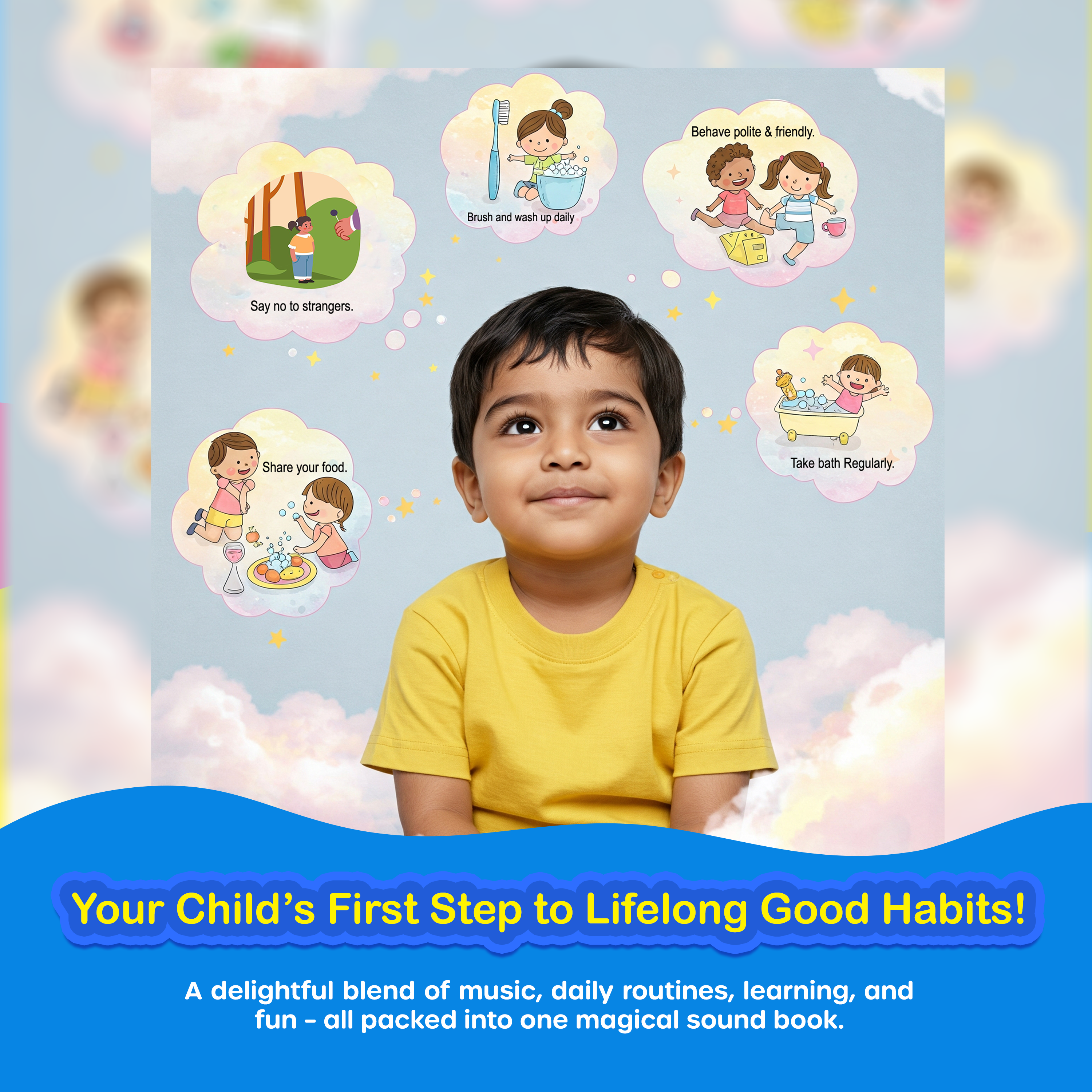 Kiddale's My First Good Habits -Musical Audio Book| Build good habits through musical rhymes