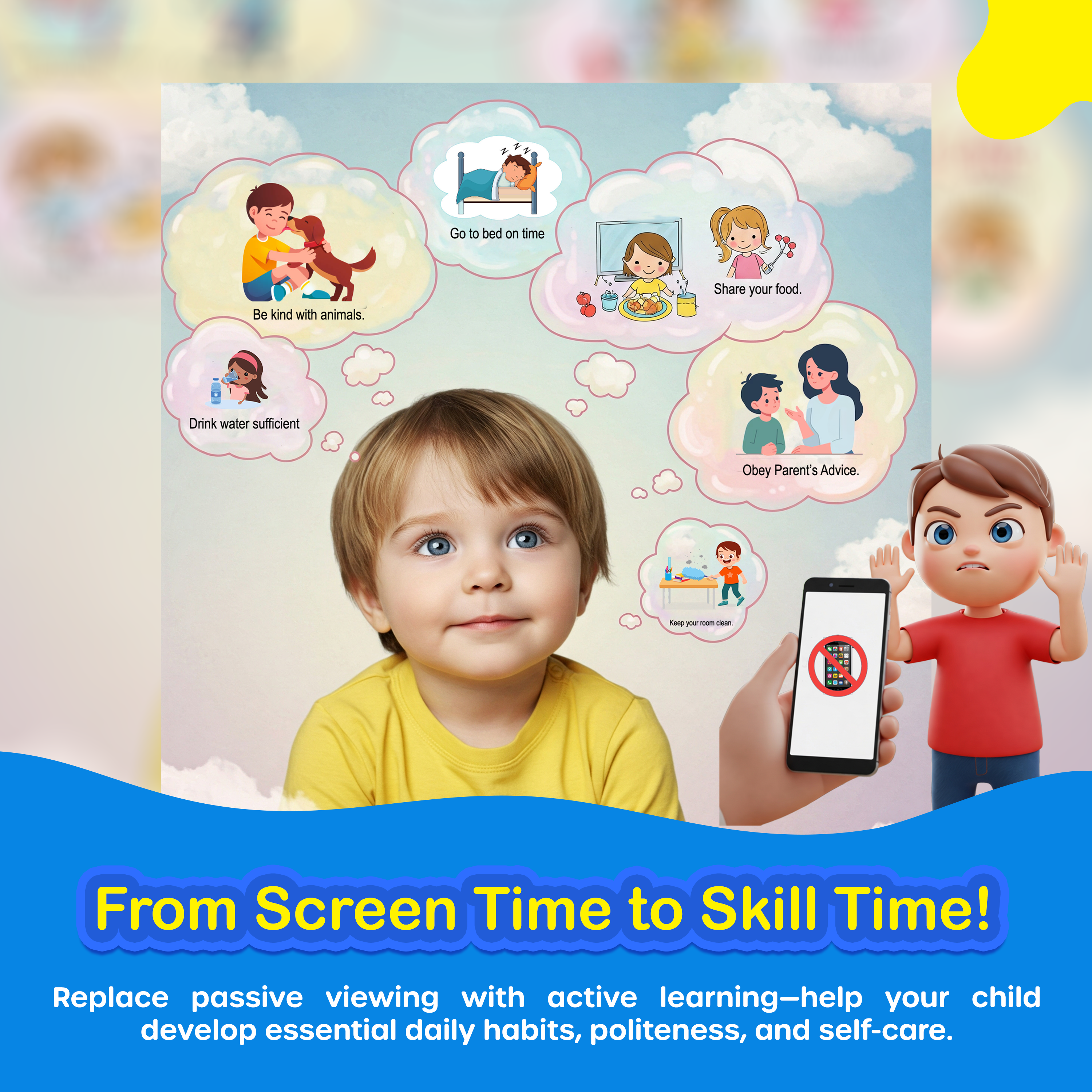 Kiddale's My First Good Habits -Musical Audio Book| Build good habits through musical rhymes