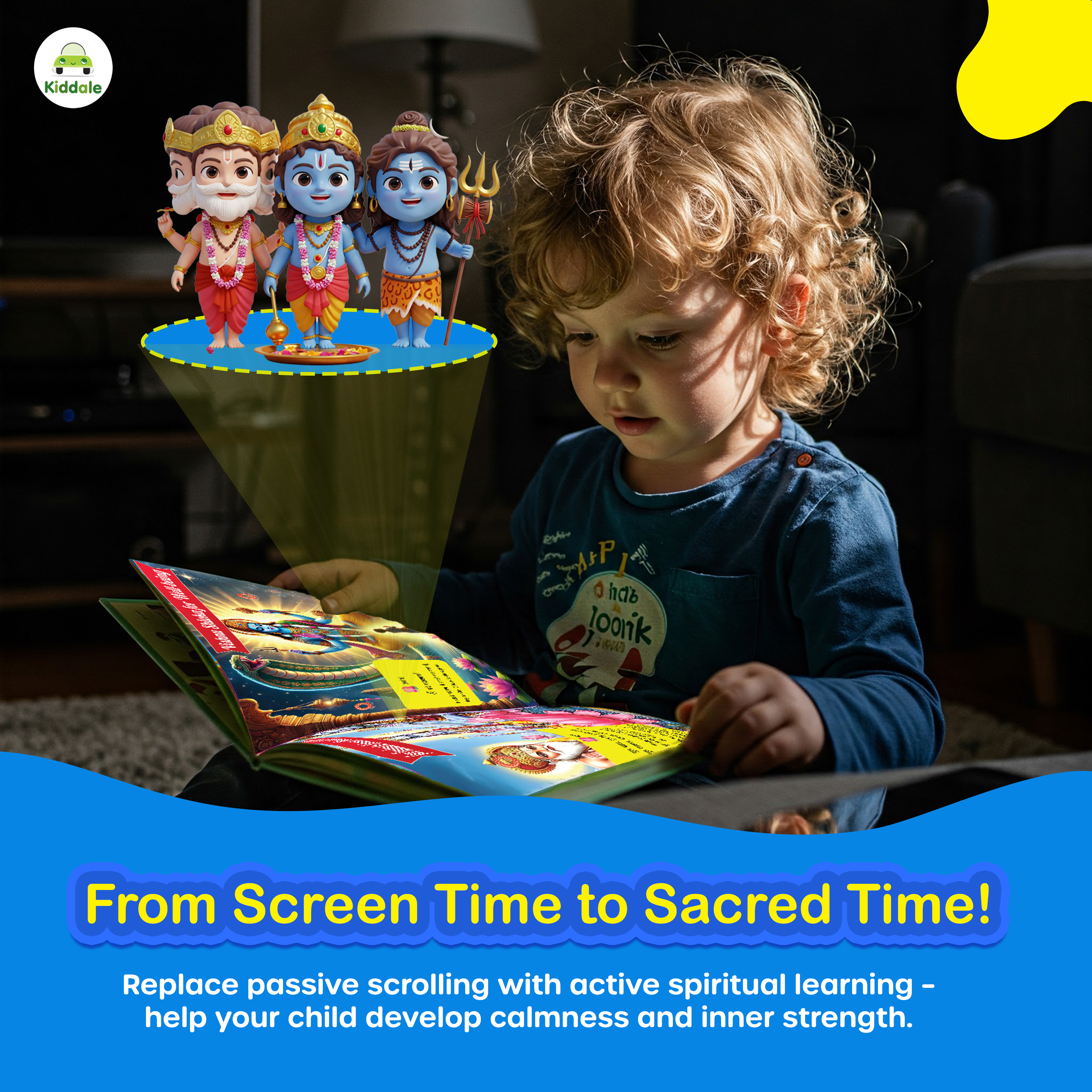 Kiddale's My First Audio Book of Shlokas & Mantras| Introduce Hindu Gods to Young Kids