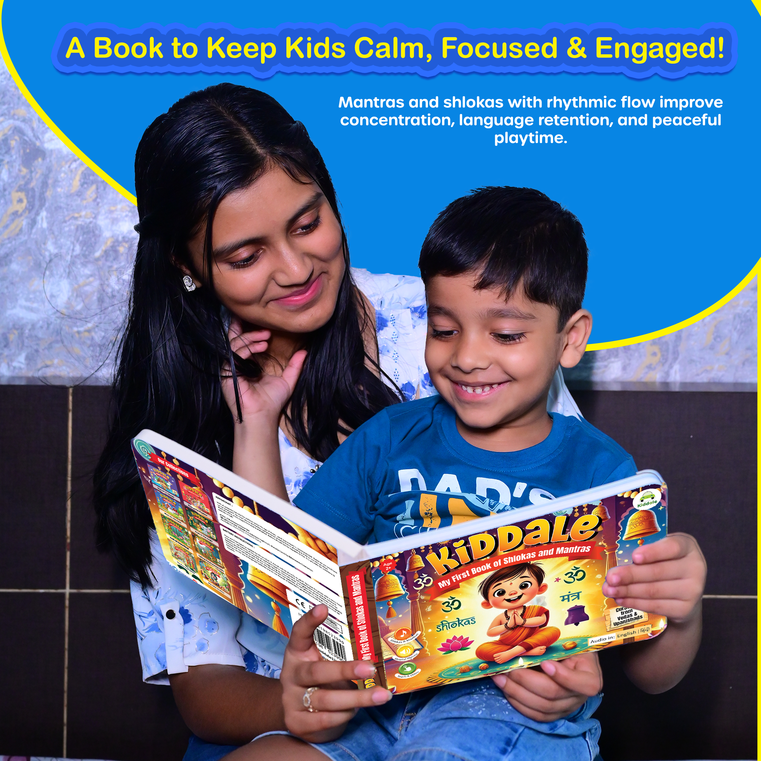 Kiddale's My First Audio Book of Shlokas & Mantras| Introduce Hindu Gods to Young Kids
