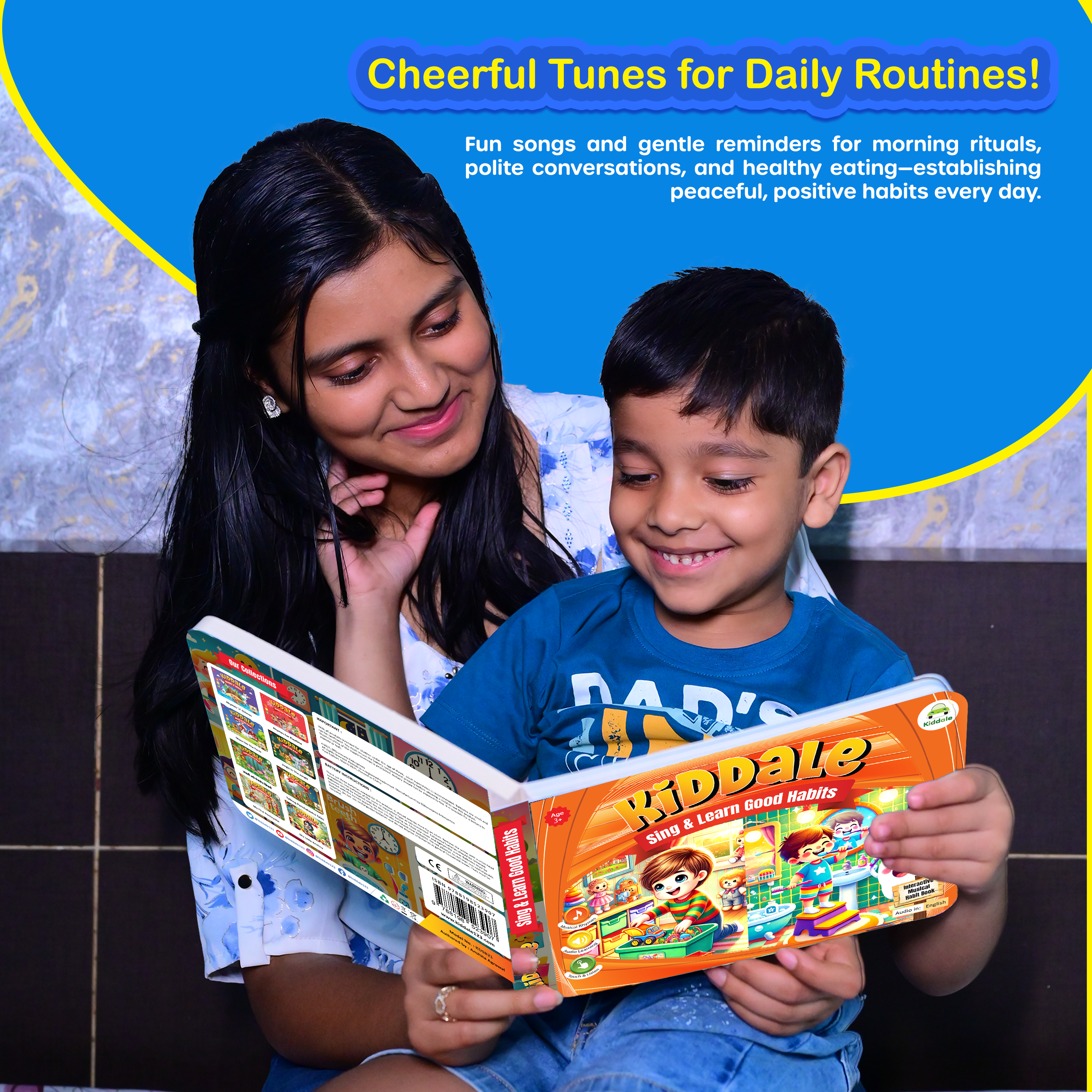 Kiddale's My First Good Habits -Musical Audio Book| Build good habits through musical rhymes