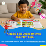 Kiddale 2 in 1- Audio Guided Brain Boosting Activities+ Sing- Along Rhymes Book
