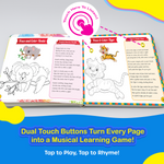Kiddale Audio-Guided Coloring Book for Kids with Musical Rhymes for 2-5 Yrs Kids