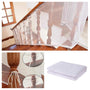 Kiddale 1-Pack Baby White Safety Net for Stairs & Balcony Baby Safety Kiddale   