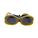 Kiddale Trendy Kids Polarized Sunglasses for Boys and Girls – UV400 Protection | Flexible TPEE Material |Color Yellow