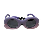 Kiddale Cool Trendy Kids Sunglasses for Boys and Girls – UV400 Polarized | Flexible TPEE Frame |Color Purple