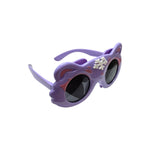Kiddale Cool Trendy Kids Sunglasses for Boys and Girls – UV400 Polarized | Flexible TPEE Frame | Color Purple