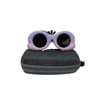 Kiddale Cool Trendy Kids Sunglasses for Boys and Girls – UV400 Polarized | Flexible TPEE Frame |Color Purple