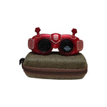 Kiddale Kids Sunglasses for Boys & Girls | UV Polarized Lenses | Flexible TPEE Material |Color Red