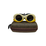 Kiddale Trendy Kids Polarized Sunglasses for Boys and Girls – UV400 Protection | Flexible TPEE Material |Color Yellow