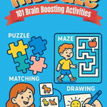 101 Brain Boosting Activities E-Book for 2+Kids|Download & Print|Tracing, Coloring, Counting🌗 Shadow Matching🧩 Sorting✍️Handwriting Practice ✂️Cut & Paste & more!