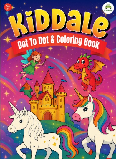 51 Dot-to-Dot Coloring 🎨Worksheets E-Book for 3+|Download, Print, Connect & Color| Pet, Wild & Ocean Animals, Christmas, Nature, Food, Transport, Fun Shapes & More!