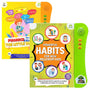 Kiddale 2-Pack Phonics & Powerful Habits Interactive Musical Sound Books