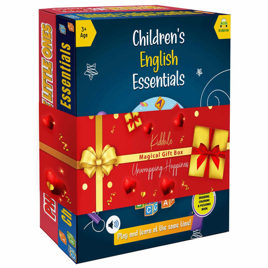 Kiddale 2-Pack Phonics & English Essentials Interactive Sound Books
