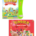 Kiddale 2-Pack Play N Learn and Rhymes For Playtime Musical Interactive Sound Books