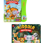 Kiddale 2-Pack Trip to Zoo  and Jingle in The Jungle Musical Interactive Sound Books