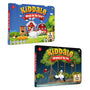 Kiddale 2-Pack Interactive Board Books: "Music on the Farm" & "Chirping in the Sky" for Kids