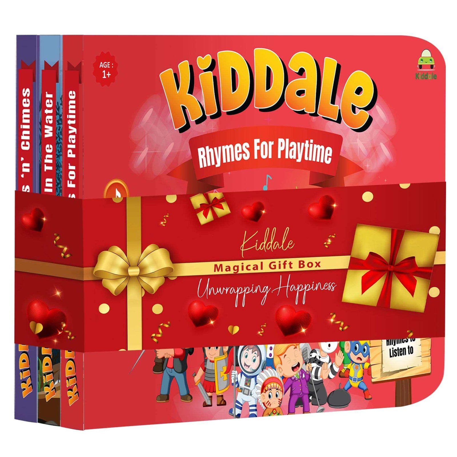 Kiddale 3-Pack Aquatic & 2 Classical Nursery Rhymes Sound Book