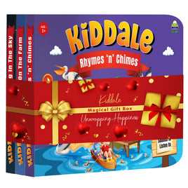 Kiddale Pack of 3 Classical Nursery Rhymes+Farm Rhymes+Chirping in the Sky Birds Rhymes Sound Book for 1+ Year Old|Interactive Touch n Play|Learning & Education for 1-3 Years Old|Sing Along Books Kiddale