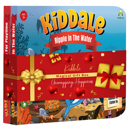 Kiddale Bundle of 2 Rhymes Books |16 Aquatic Animal and 8 Classical Nursery Rhymes | 28 Sounds Each | Interactive Touch and Play Sound Books | Ideal Gift for 1-3 Years | Sing-Along Collection Kiddale123