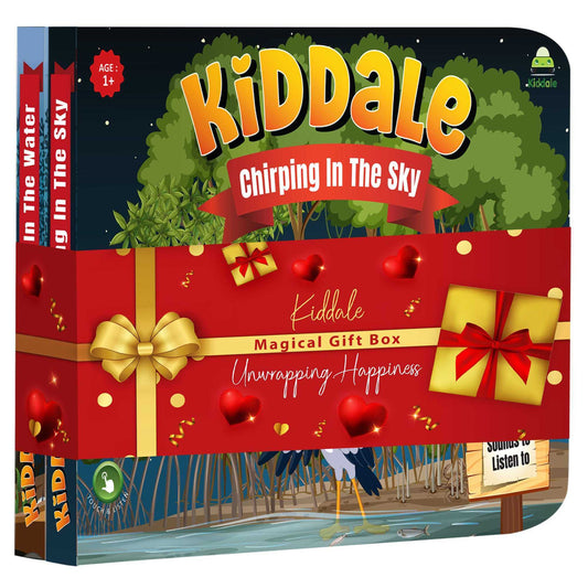 Kiddale 2-Pack Birds & Aquatic Nursery Rhymes Sound Books