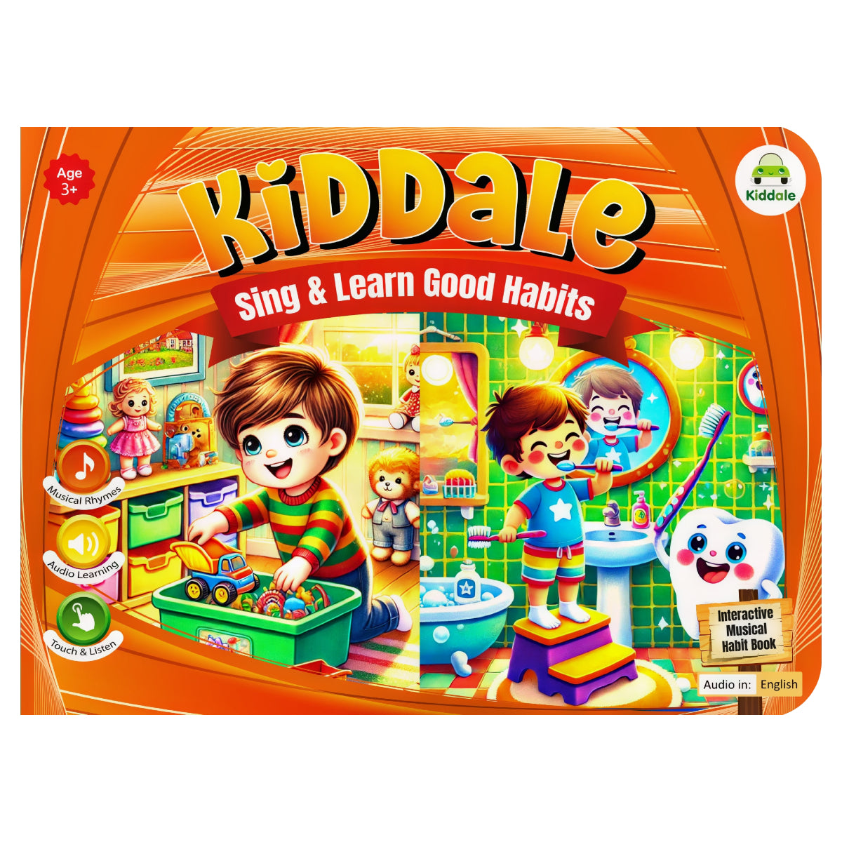 Kiddale's My First Good Habits -Musical Audio Book| Build good habits through musical rhymes