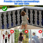 Kiddale Baby Balcony & Stairs Rail Safety Net Mesh( 2-Pack)