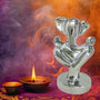 Upscale Large(15cm) Ganpati Idol for Home Vinayaka, Ganesh Idols for Home Decor| Housewarming, Home Temple Decor: Silver