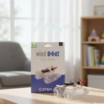 Kiddale STEM Wooden Wind Boat for Kids 6-14 years | Build a Working Propeller Boat | DIY Science & Engineering Learning Kit | Educational Assembly Project