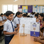 Kiddale Wooden STEM Basketball Shooting Machine Kit for Kids 6–14 Years | DIY Sports Science Project | Learn Motion, Force & Accuracy | Educational Engineering Assembly Kit