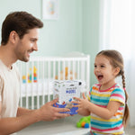 Kiddale Wooden STEM Sun, Earth & Moon Model Kit for Kids 6–14 Years | 3 Ball Rotating Astronomy Model | DIY Science Learning Kit | Hands-On Assembly Project