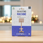 Kiddale Wooden STEM Basketball Shooting Machine Kit for Kids 6–14 Years | DIY Sports Science Project | Learn Motion, Force & Accuracy | Educational Engineering Assembly Kit