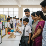 Kiddale Wooden STEM Sun, Earth & Moon Model Kit for Kids 6–14 Years | 3 Ball Rotating Astronomy Model | DIY Science Learning Kit | Hands-On Assembly Project