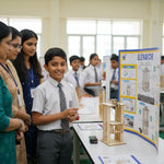 Kiddale Wooden STEM Elevator Kit for Kids 6-14 years | DIY Working Lift Model | Science Engineering Learning Kit | Hands-On Assembly & Motorized Action Project