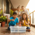 Kiddale STEM Wooden Wind Boat for Kids 6-14 years | Build a Working Propeller Boat | DIY Science & Engineering Learning Kit | Educational Assembly Project