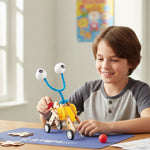 Kiddale Wooden STEM Worm Robot Kit for Kids 6–14 Years | DIY Moving Robotics Kit | School Science Project & Engineering Learning Kit | Hands-On Assembly Model