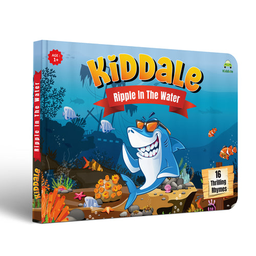 Kiddale 'Ripple in the Water' Aquatic Animals Nursery Rhymes Non-Sound Children Board Book,  Dispatch by 2nd March