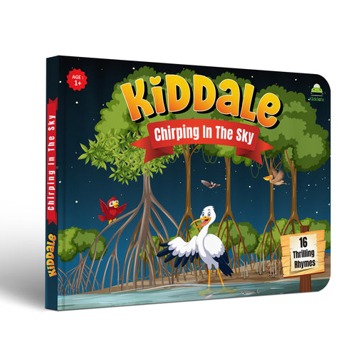 Kiddale 'Chirping in the Sky' Birds Nursery Rhymes Non-Sound Children Board Book, Dispatch by 2nd March