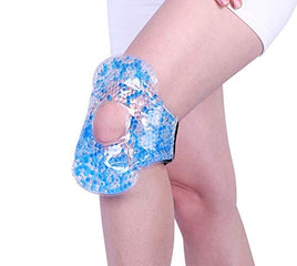 Adjustable Knee and Elbow Gel Bead Cap Support Brace for Knee, Elbow Pain Relief, Gym Workout, Running, Arthritis, and Protection for Men and Women| Hot and cold pack| Microwaveable| Freezable Kiddale123
