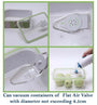 Upscale Handheld Mini Portable Cordless plastic Bag vaccum sealer Green